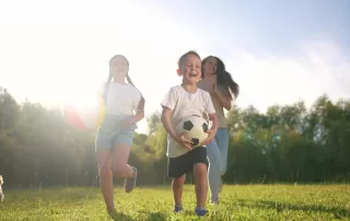 A-group-of-children-playing-with-a-ball